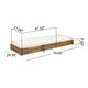 preview thumbnail 48 of 67, Christopher Knight Home - Ian Set of 4 Outdoor Chaise Lounge, Acacia Wood Adjustable Reclining & Water-Resistant Cushion