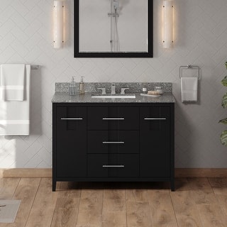 Jeffrey Alexander VKITKAT48R-MARBLE Katara 48" Free Standing Vanity