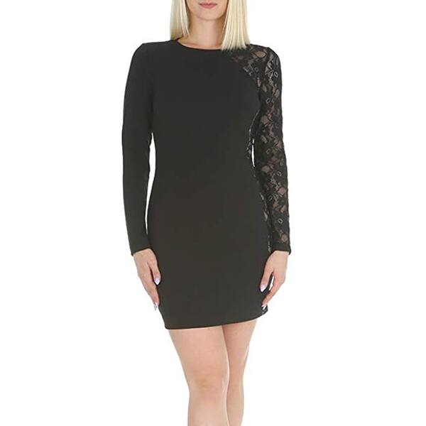 Bebe Black Trim Sheath Dress Overstock