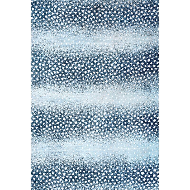 JONATHAN Y Goa Modern Animal Area Rug - 8 X 10 - Blue/Cream