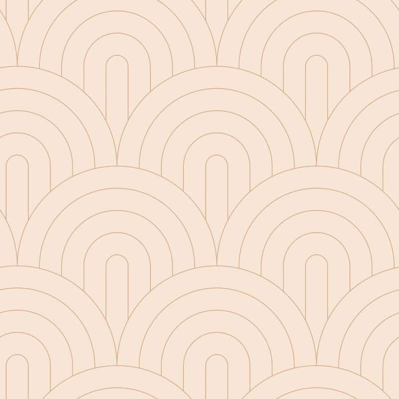 ESTA Home Lalique Pink Art Deco Motif Wallpaper