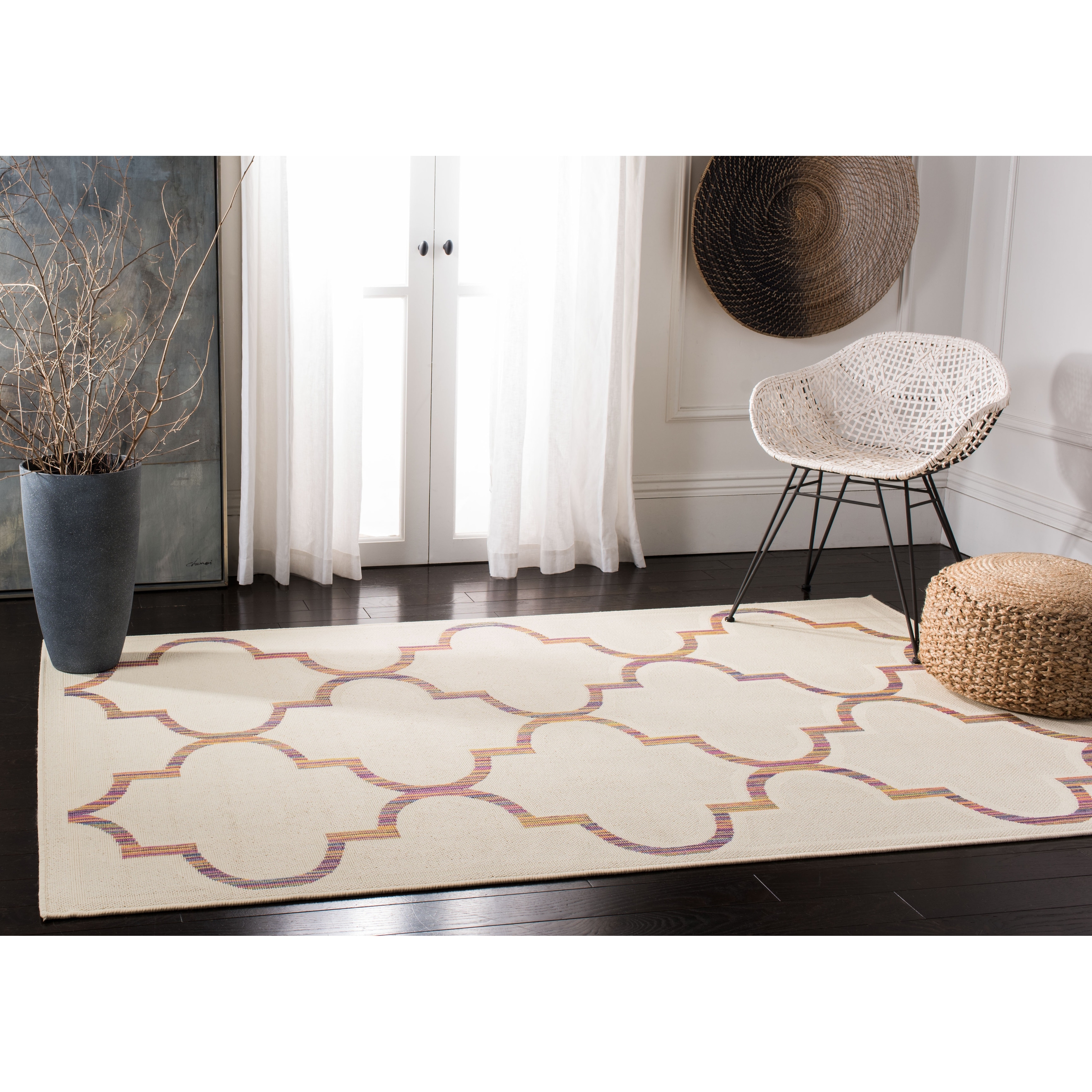 SAFAVIEH Havana Pepper Indoor/ Outdoor Waterproof Patio Backyard Rug