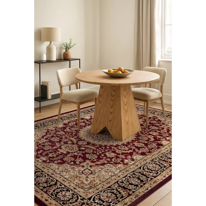 World Rug Gallery Traditional Oriental Medallion Area Rug