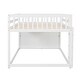 preview thumbnail 22 of 51, Full Bunk Bed with Storage and Shelves, Durable Wood Frame