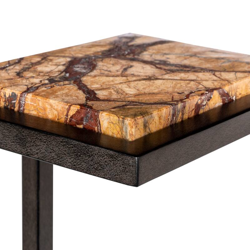 Artistic Weavers Trarna Contemporary Marble Topped End Table
