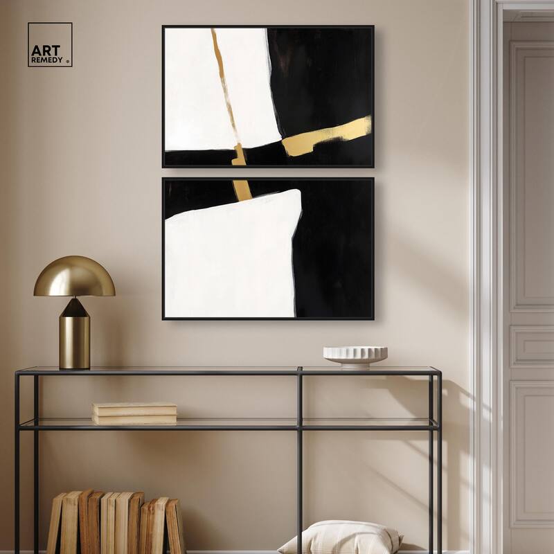Urban Grid II Canvas Set of 2 by Art Remedy