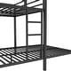 preview thumbnail 10 of 10, Metal Bunk Bed with Desk Chair and Wardrobe, Multifunctional Loft Frame with Built-in Storage