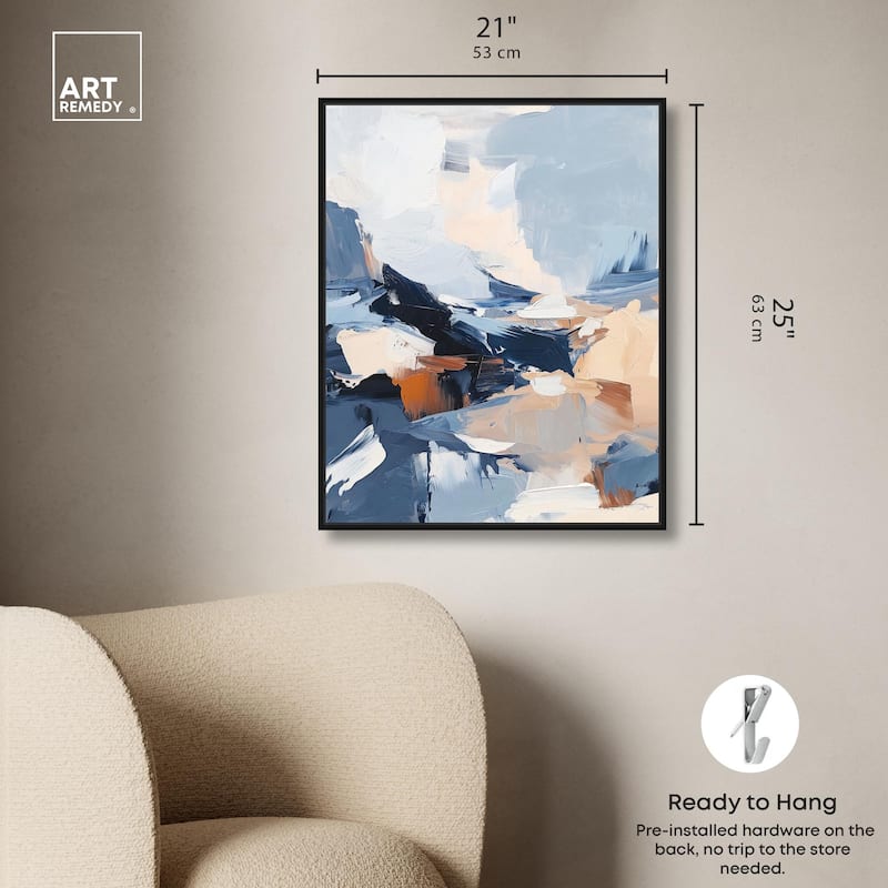 A Symphony in White III Canvas by Art Remedy