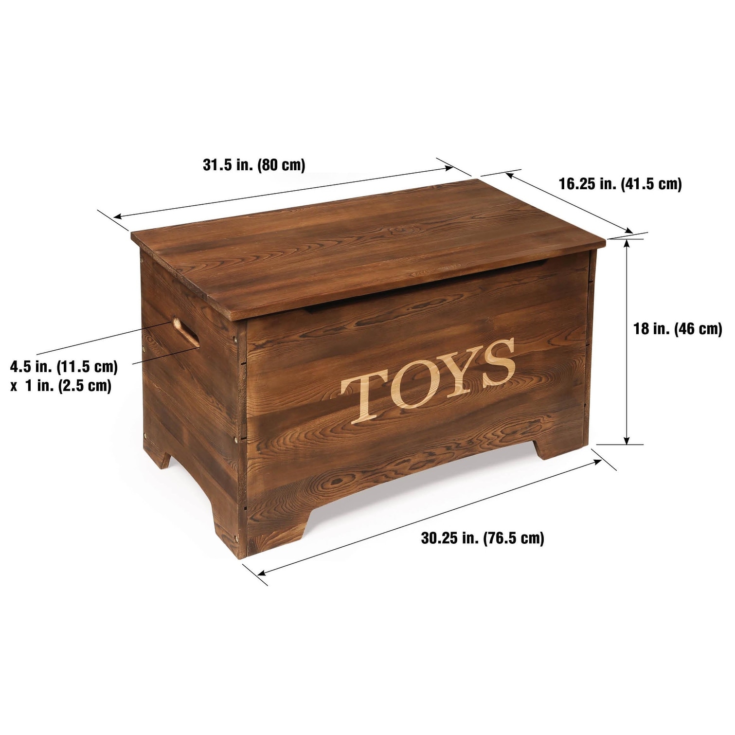 Rustic toy chest on sale