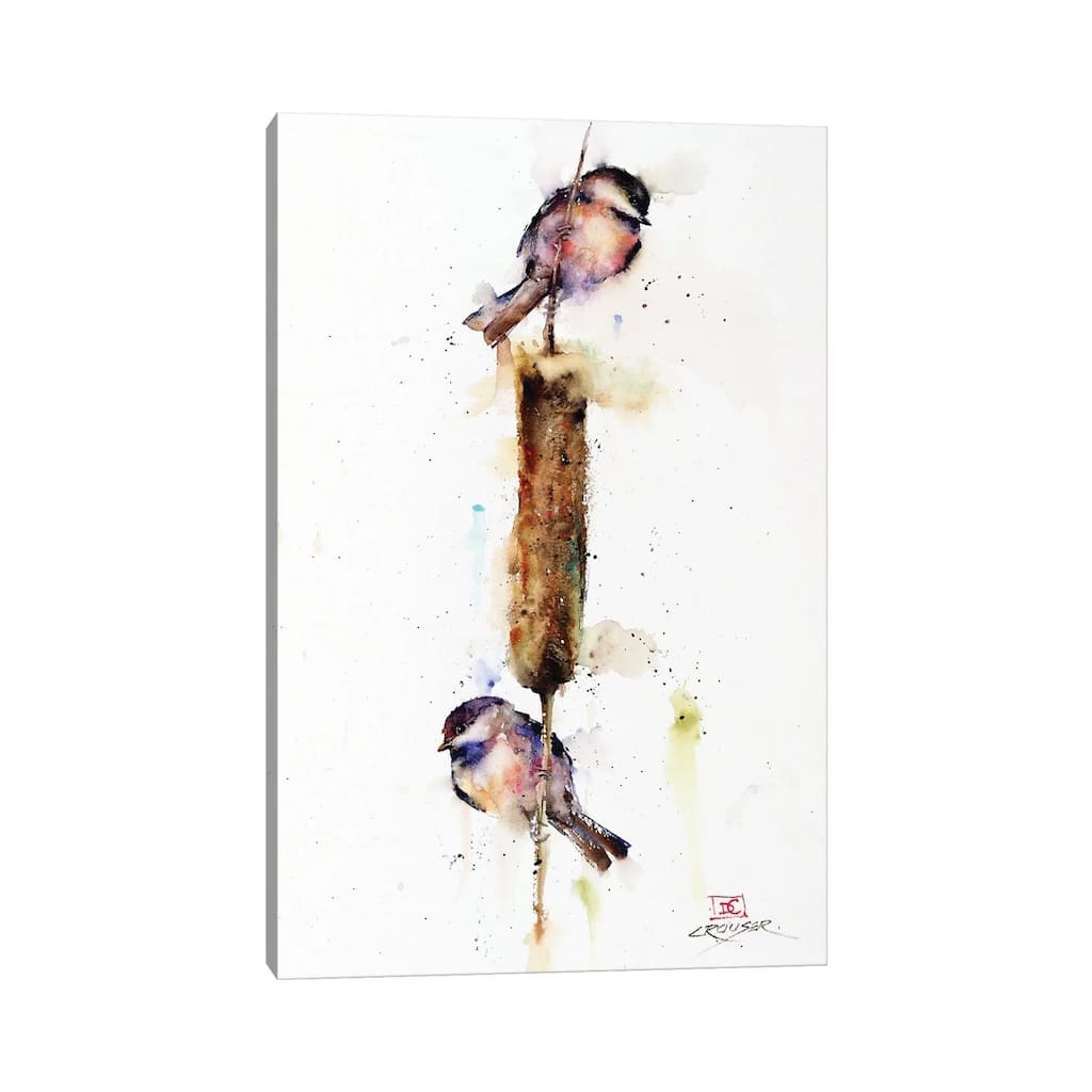iCanvas "Cattail Conversation II" by Dean Crouser Canvas Print