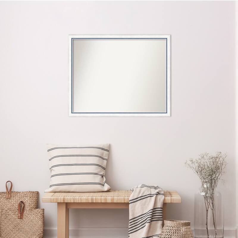 Morgan Non-Beveled Wood Framed Wall Mirror