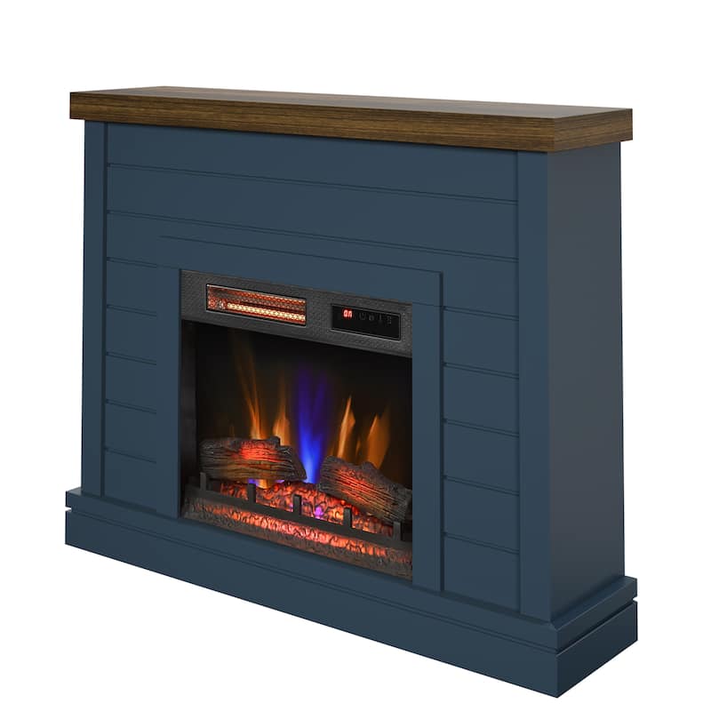 duraflame® Shiplap Wall Mantel Electric Fireplace