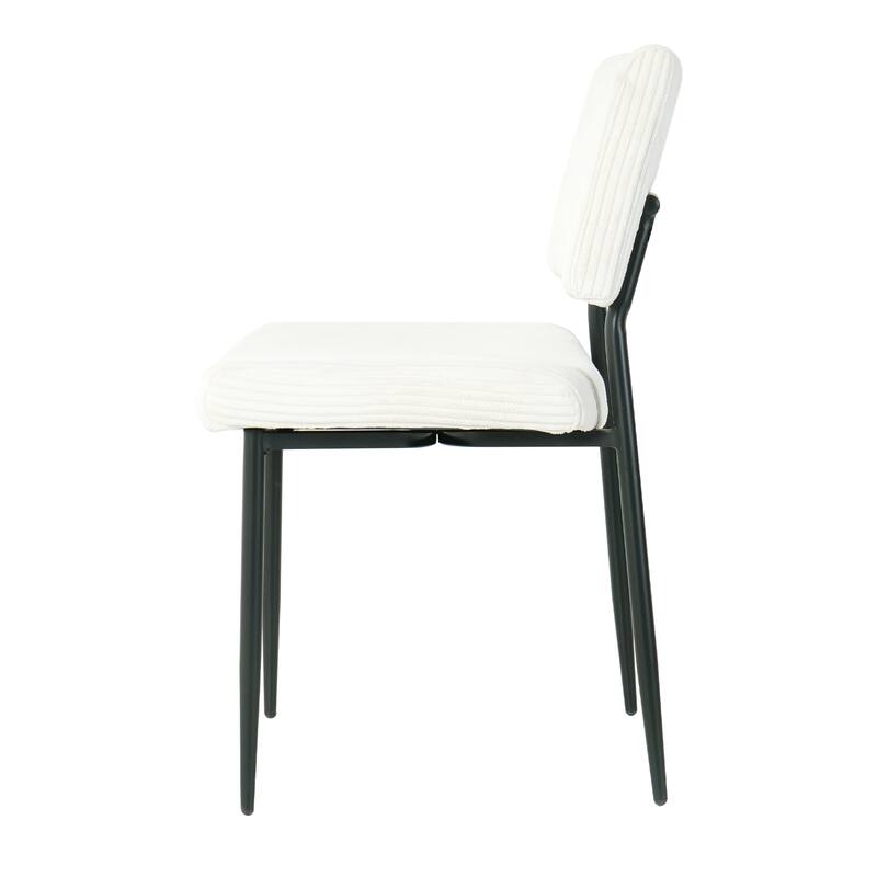 Modern Simple Velvet Dining Chair Set of 2