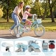 preview thumbnail 8 of 8, Gymax 16'' Kids Bike Toddler Bicycle w/Training Wheels Hand & Coaster - 16''Blue