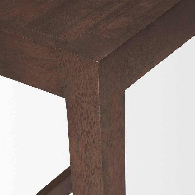 Colony Light Brown Solid Wood Counter Stool - 16.0L x 13.0W x 25.0H