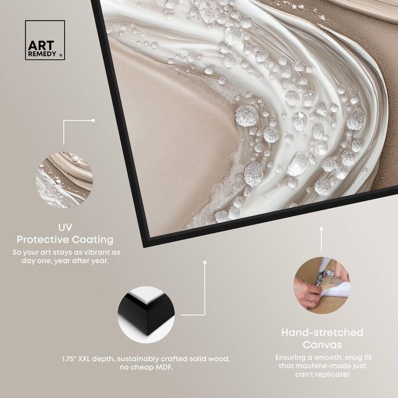 Viscous Veils I Canvas by Art Remedy