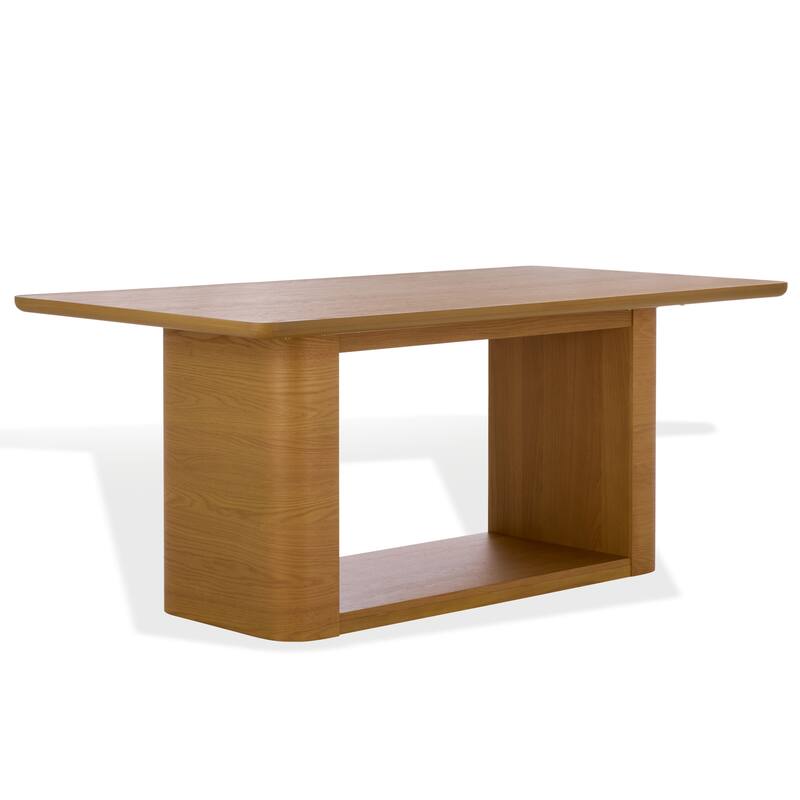 SAFAVIEH Couture Howard Oak Wood Dining Table - 71"W x 37"D x 30"H