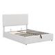 Full Size Upholstered Platform bed with a Hydraulic Storage System ...