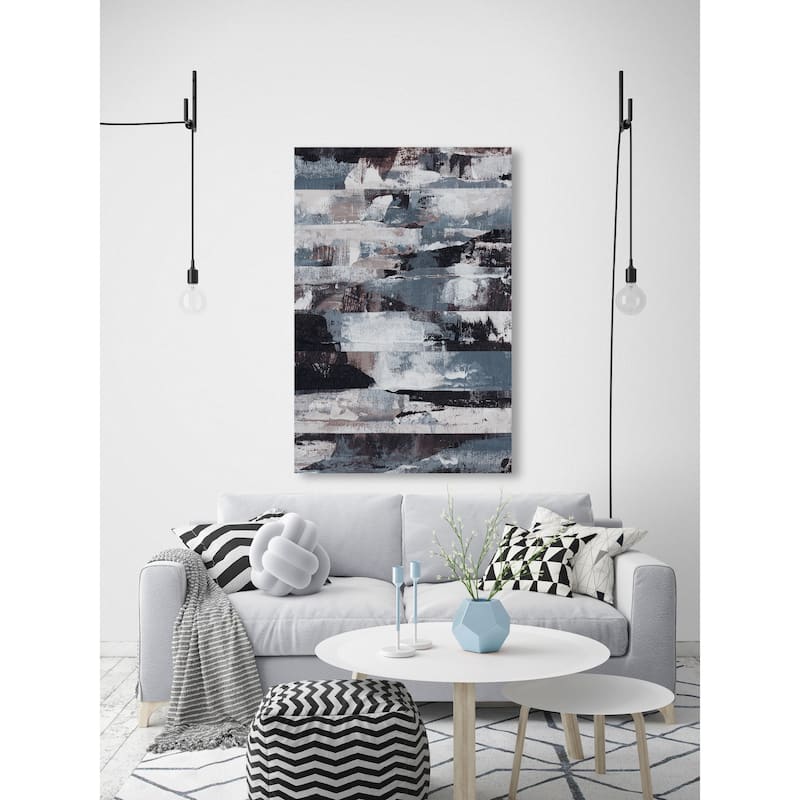 Obstacle Print on Wrapped Canvas