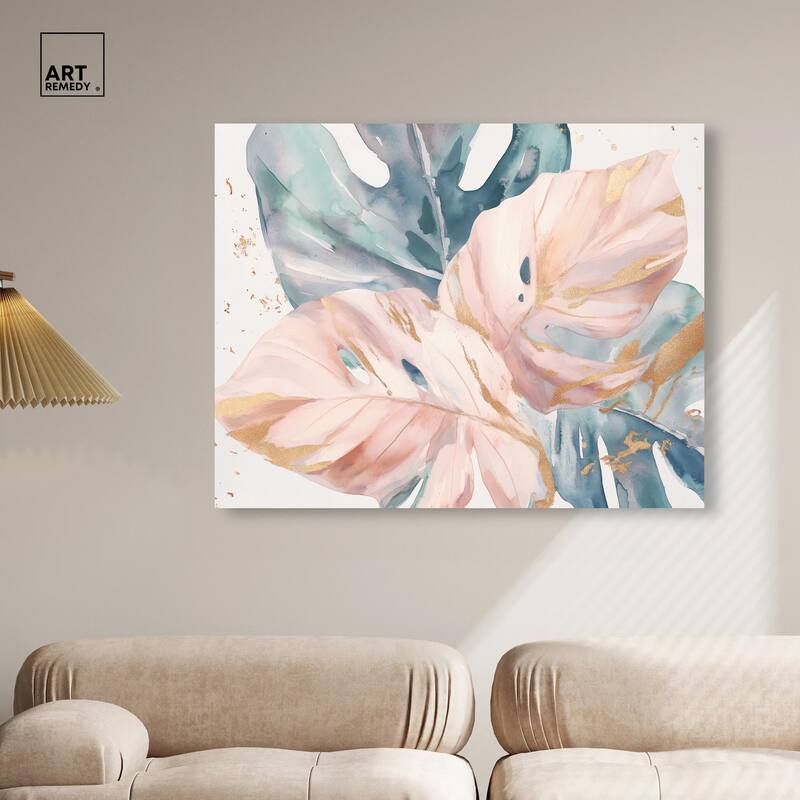 Golden Spritz Canvas by Art Remedy, Gallery Wrapped
