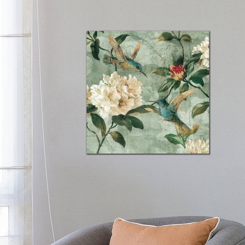 iCanvas "Birds Of A Feather I" by Renee Campbell Canvas Print - 26x26x1.5