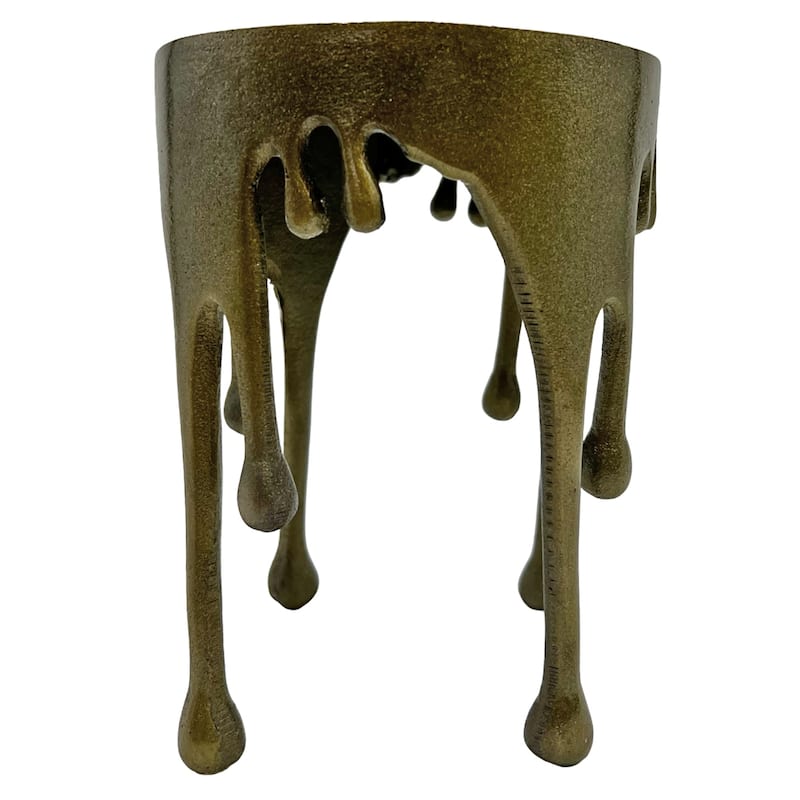 Decorative Handmade Aluminum Modern Candle holder in Brass