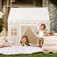 preview thumbnail 4 of 7, Tiny Land® Natural Cream Playhouse