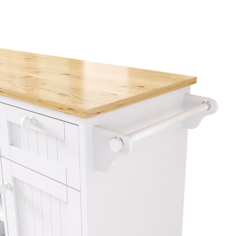 Kitchen Island Cart with Storage