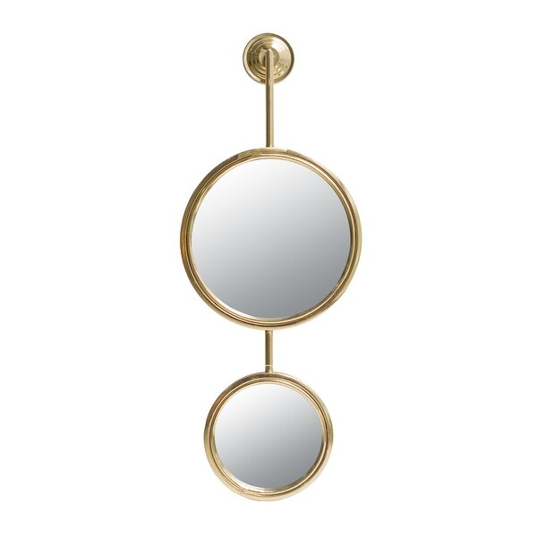 Gold Iron 28-inch Two Round Mirror. Opens flyout.