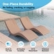 preview thumbnail 39 of 48, Aqua Outdoors In-Pool Chaise Lounge Chairs for 0-9 In. of Water - All Weather Resistant, No Plugs/Tools Needed - (Set of 2)