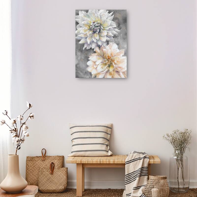 Blooming Duet By Studio Arts Canvas Art Print