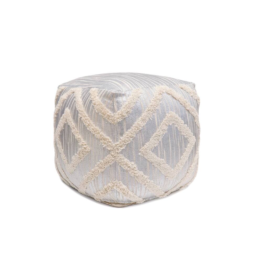 Pasargad Home Grandcanyon Cotton Pouf