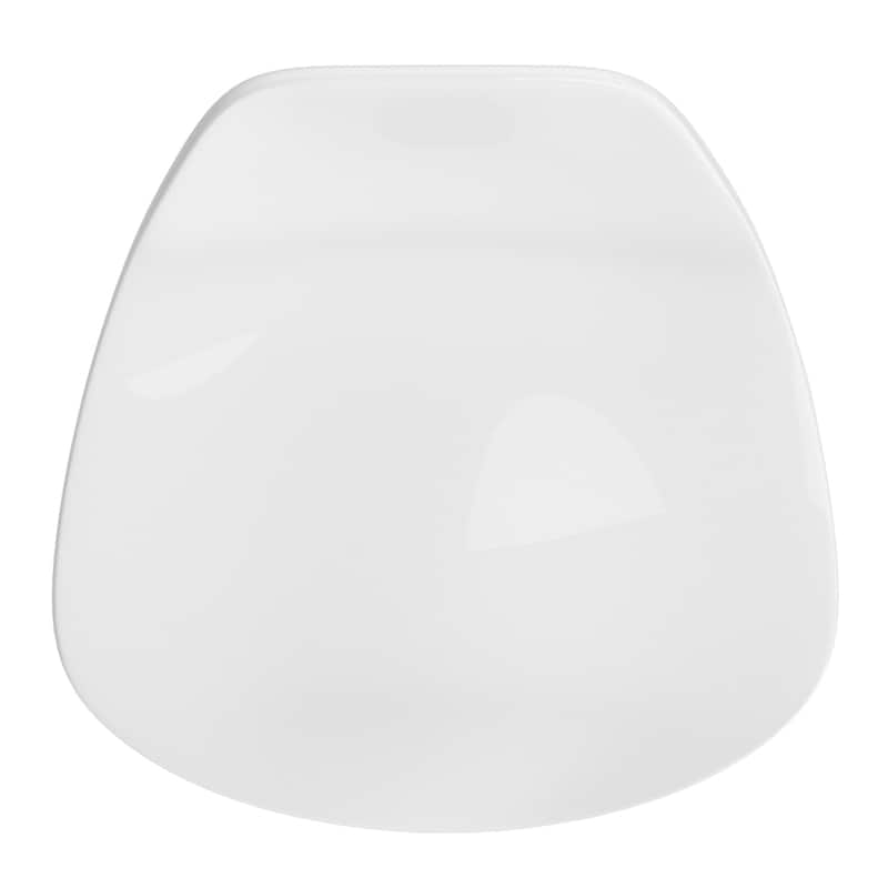 Mid-Century ABS and Solid Wood 26" Counter Stool, Set of 4 - White and Natural