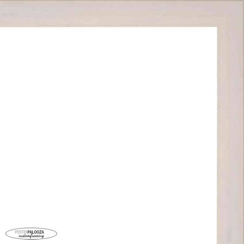 30x30 Shadow Box Frame White Washed Wood | 3/4" Usable Display Depth | Includes a Navy Blue Suede Acid-Free Backing Board