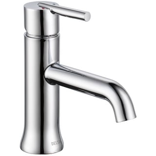 Delta 559LF-GPM-MPU Trinsic Single Hole Bathroom Faucet with Optional ...