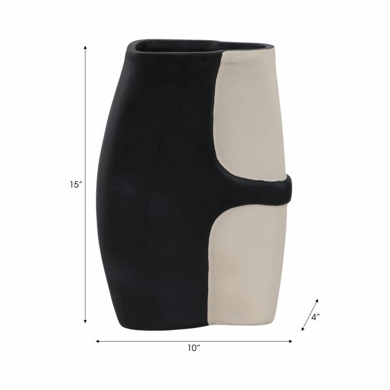 Pottery Ecomix Vase Contemporary Sculptural Design Casual Home Decor