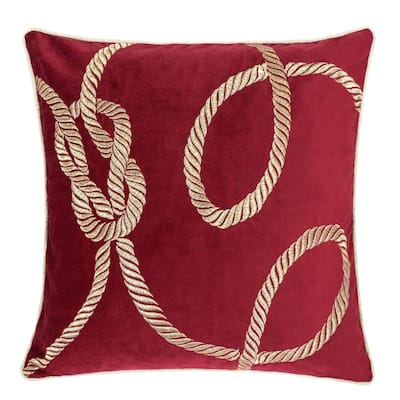 Homey Cozy Embroidery Christmas Throw Pillow Cover & Insert