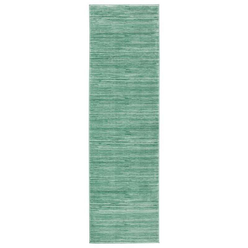 SAFAVIEH Vision Sunanda Modern Ombre Tonal Rug. - 2'2" x 8' Runner - Light Green