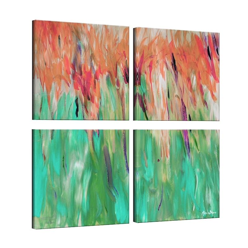 Ready2HangArt 'Abstract Landscape' 4-Pc Canvas Wall Art Set