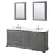 Option Dark Gray / Giotto Quartz Top / Polished Chrome