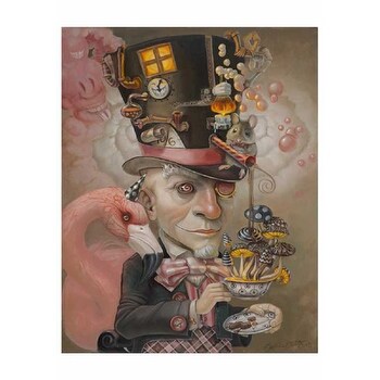 Alice in Wonderland (Tea Party) by Leslie Ditto Poster Print (20 x 14) 