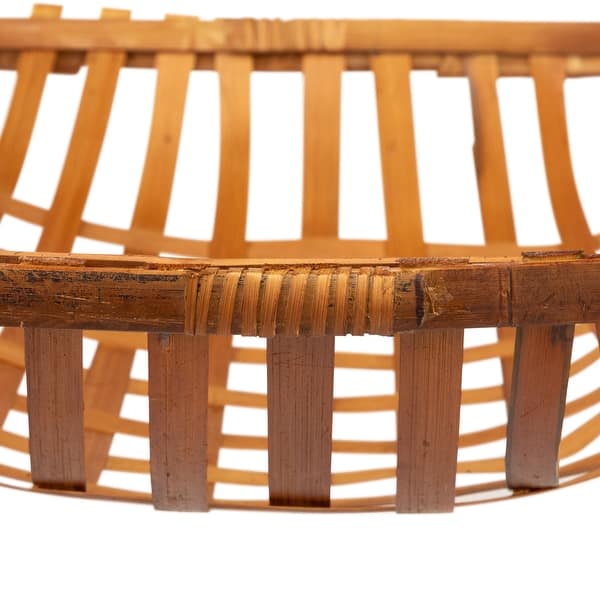 Square Lattice Tobacco Baskets - Brown - Set of 3 - Bed Bath & Beyond