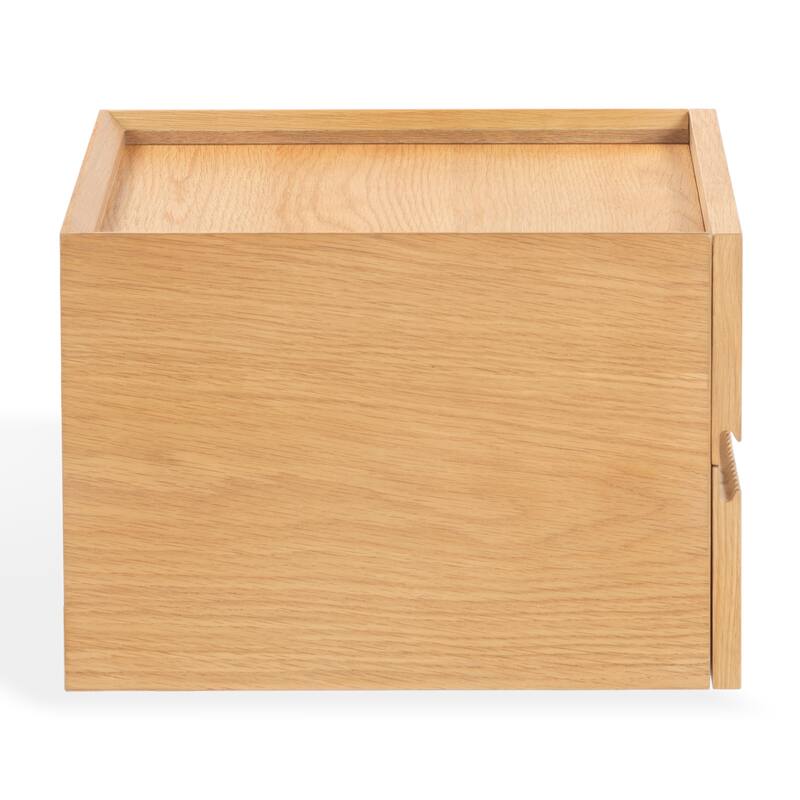 SAFAVIEH Couture Dontay 2-Drawer Ribbed Floating Nightstand