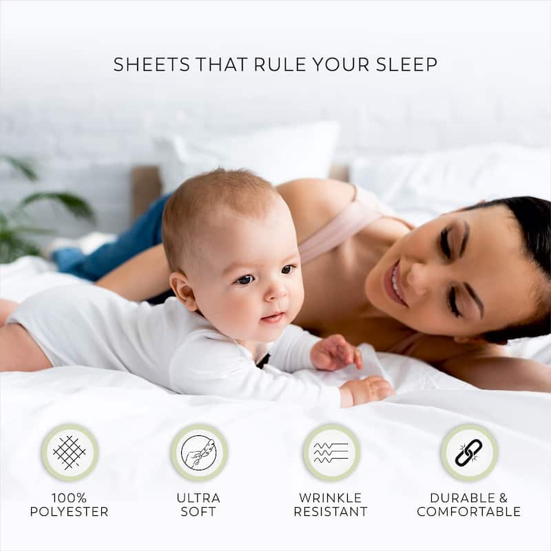 Color Sense Ultra-Soft Wrinkle-Resistant Microfiber Sheets