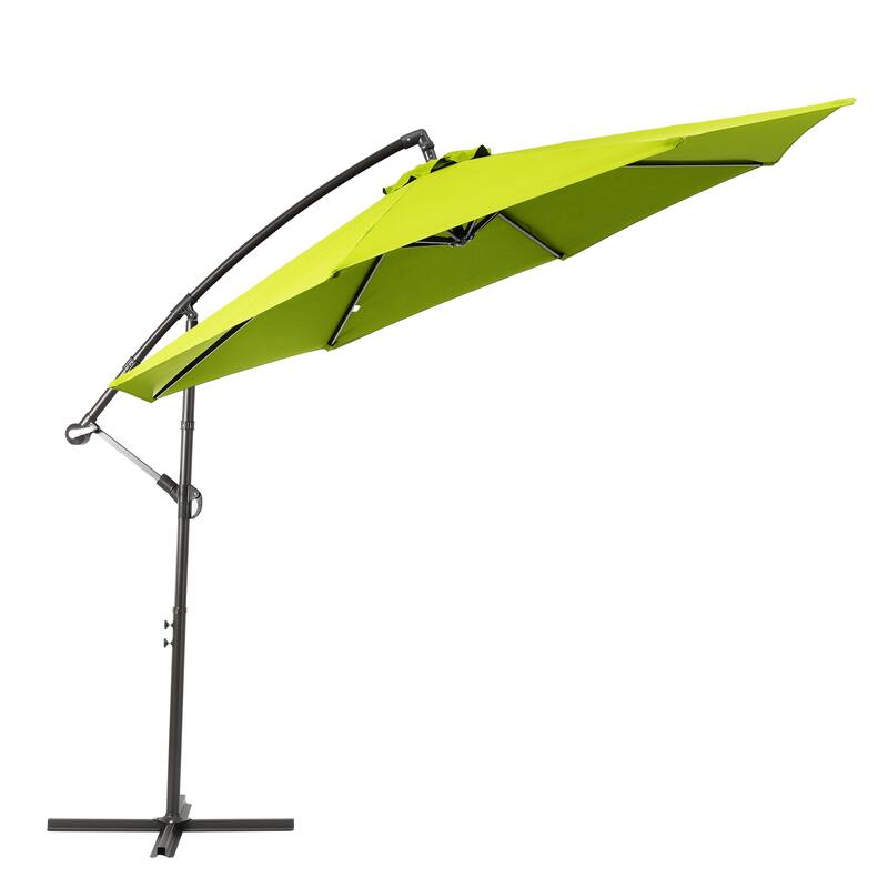 Weller 10-foot Offset Cantilever Hanging Patio Umbrella