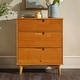 preview thumbnail 38 of 58, Middlebrook Mid-Century Solid Pine 3-Drawer Storage Chest Caramel