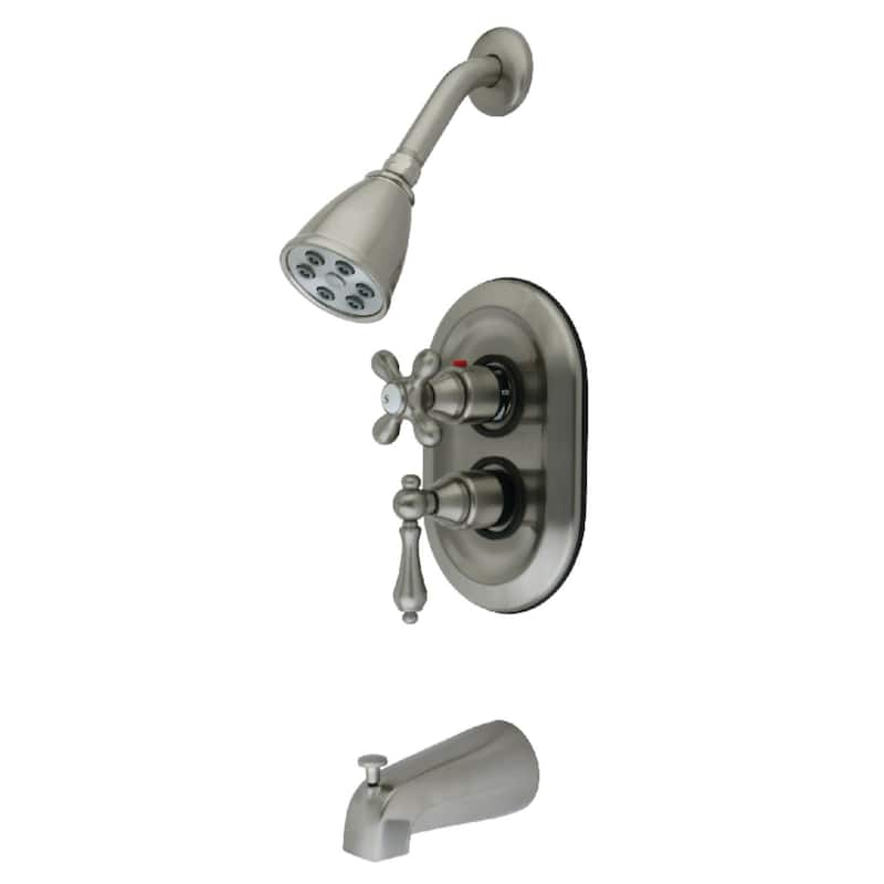 Kingston Brass Tub and Shower Trim Package with 1.8 GPM Multi Function