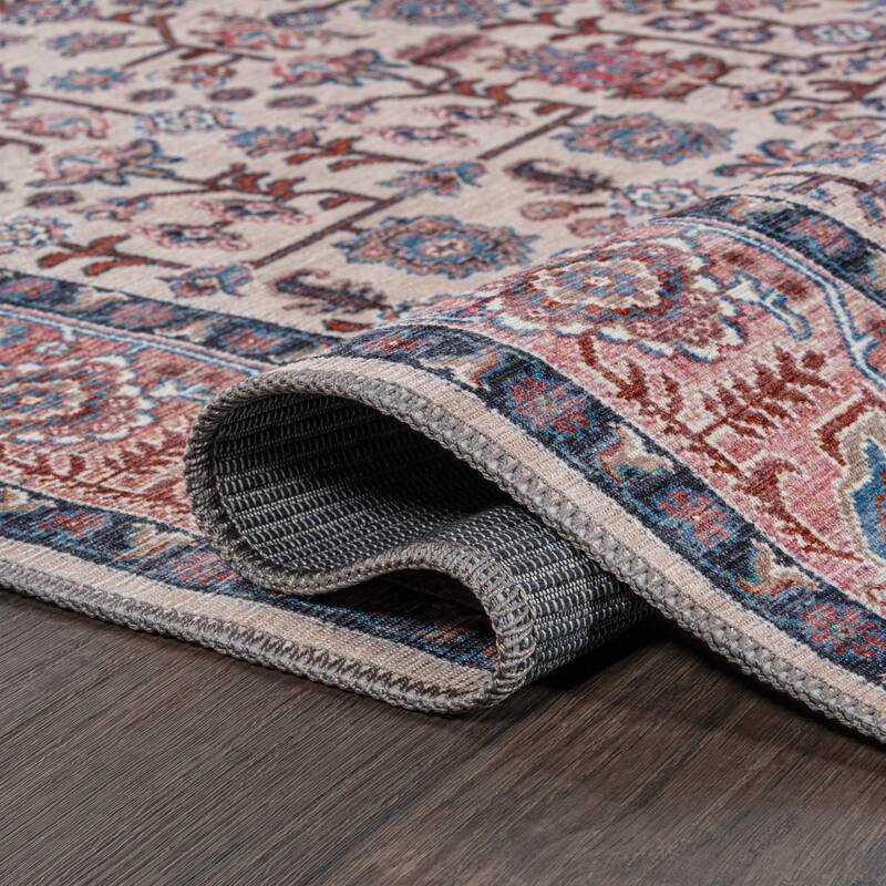 JONATHAN Y Cirali All-Over Persian Machine Washable Area Rug