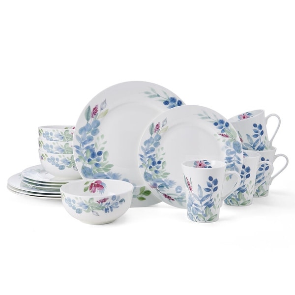 Mikasa Violetta 16PC Bone China Dinnerware Set Overstock 33364488