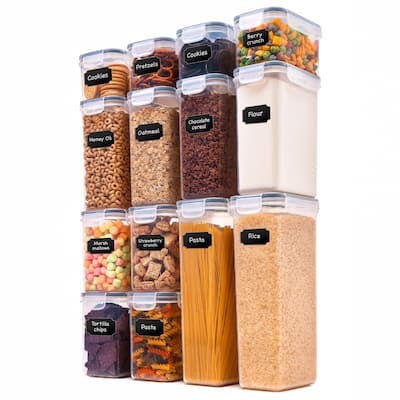 Cheer Collection Set of 14 Airtight Food Storage Containers - Set of 14